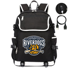 Charleston RiverDogs Backpack School Notebook Travel Bags