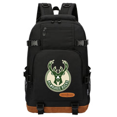 Milwaukee Bucks Waterproof Backpack School Notebook Travel Bag