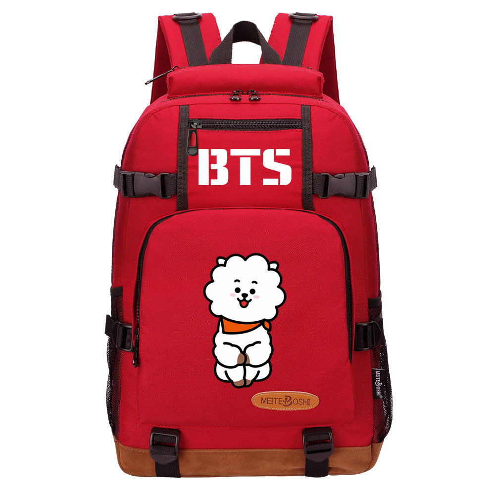 Kpop BTS RJ Jin Waterproof Backpack School Notebook Travel Bag