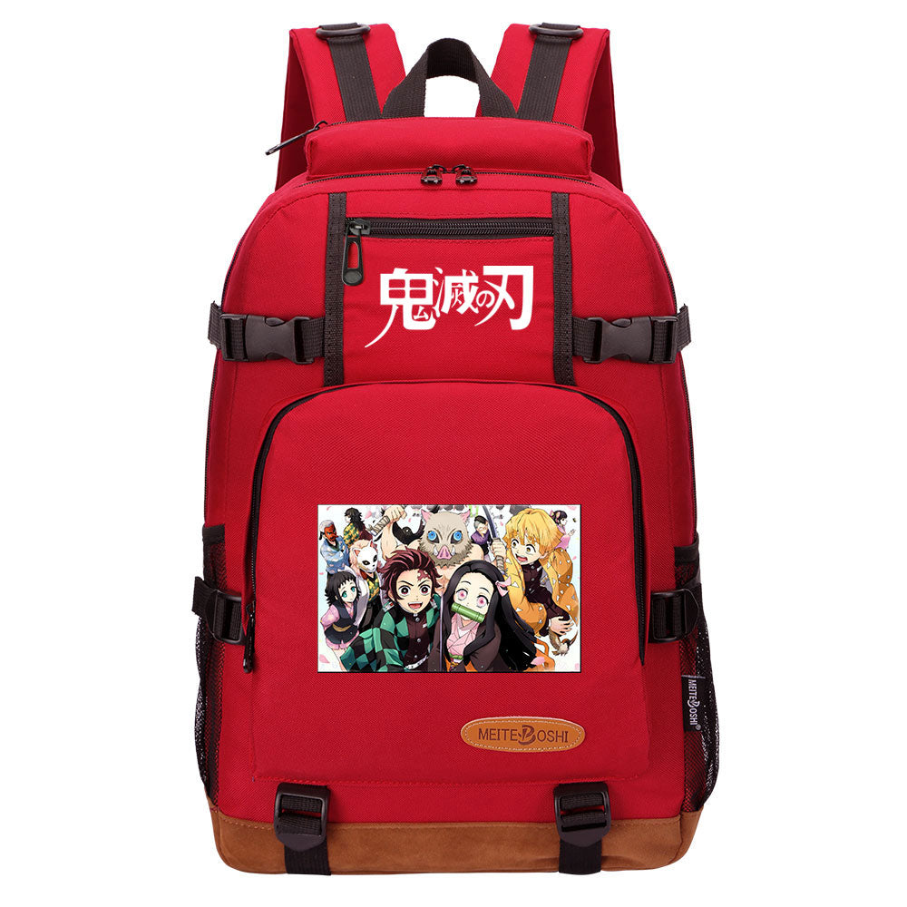 Demon Slayer Kimetsu No Yaiba Waterproof Backpack School Notebook Travel Bag