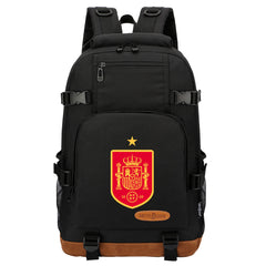 Spain National Football Team Waterproof Backpack School Notebook Travel Bag