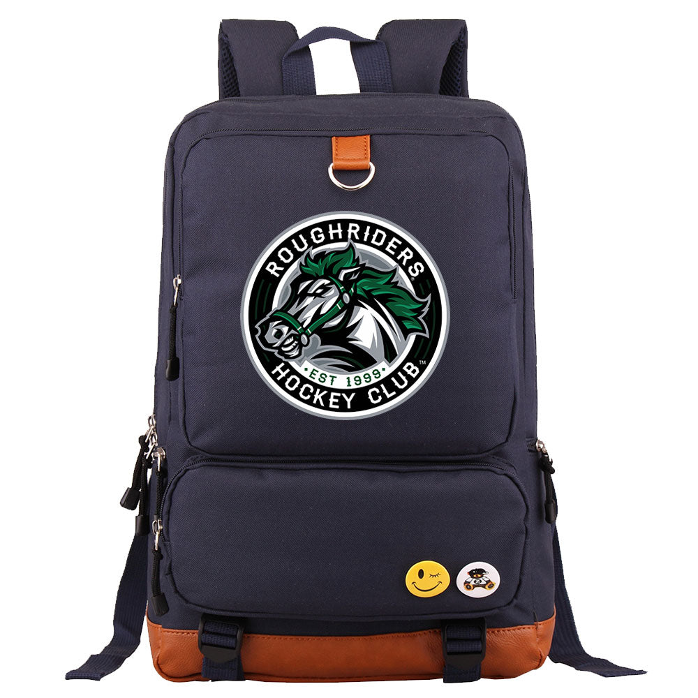 Roughriders Hockey Team Proof Backpack NoteBook Laptop School Bag