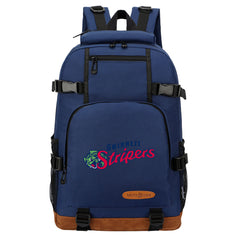 Gwinnett Stripers Waterproof Backpack School Notebook Travel Bag