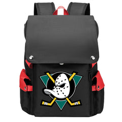 Anaheim Ducks Hockey Team Laptop Backpack Oxford School Bag