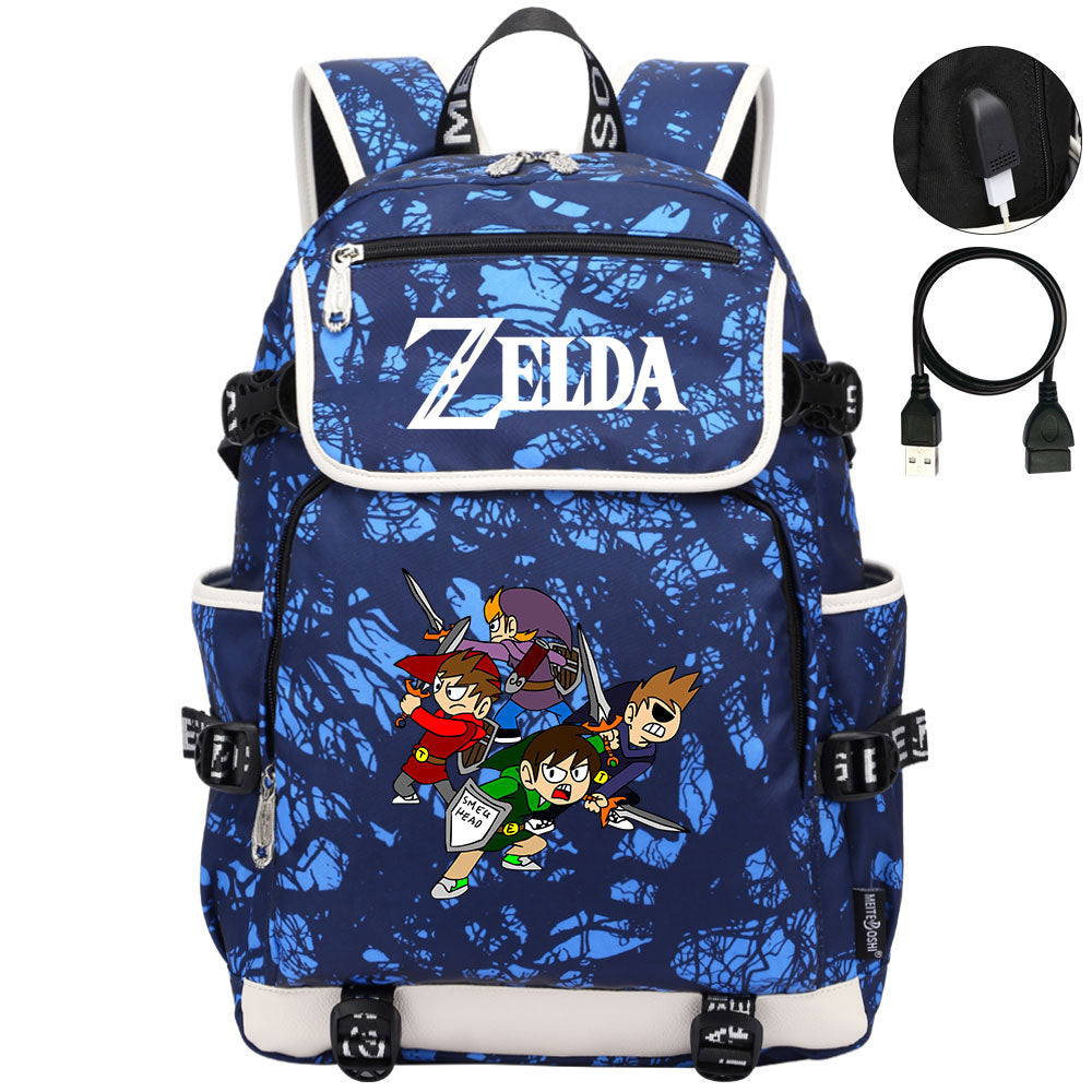 Zelda Backpack School Notebook Travel Bags