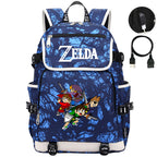Zelda Backpack School Notebook Travel Bags