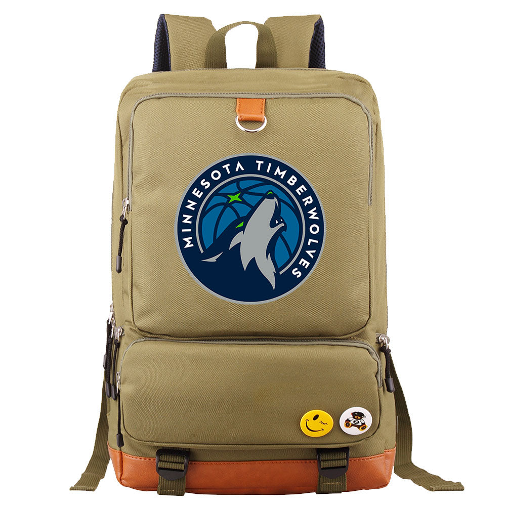 Minnesota Timberwolves Water Proof Backpack NoteBook Laptop School Bag