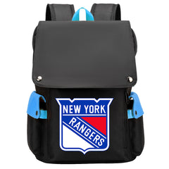 New York Rangers Hockey Team School Backpack Oxford Laptop Bag