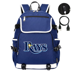 Tampa Bay Rays Backpack School Notebook Travel Bags
