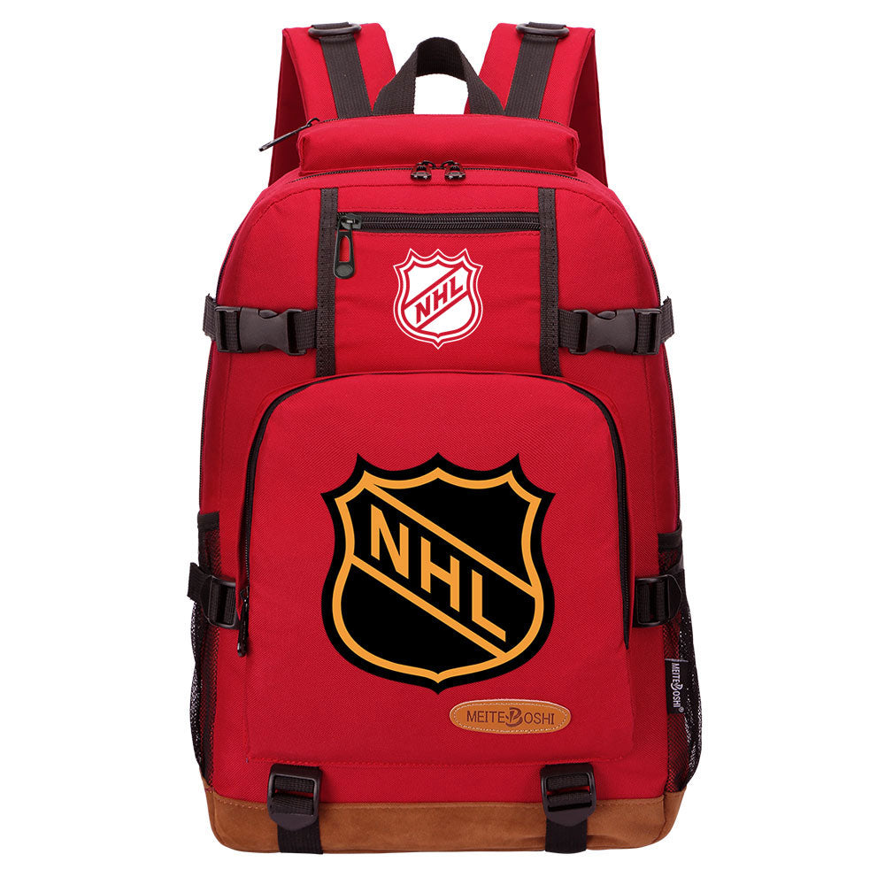 Hockey Team Waterproof Backpack School Notebook Travel Bag