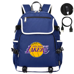 Los Angeles Lakers Backpack School Notebook Travel Bags