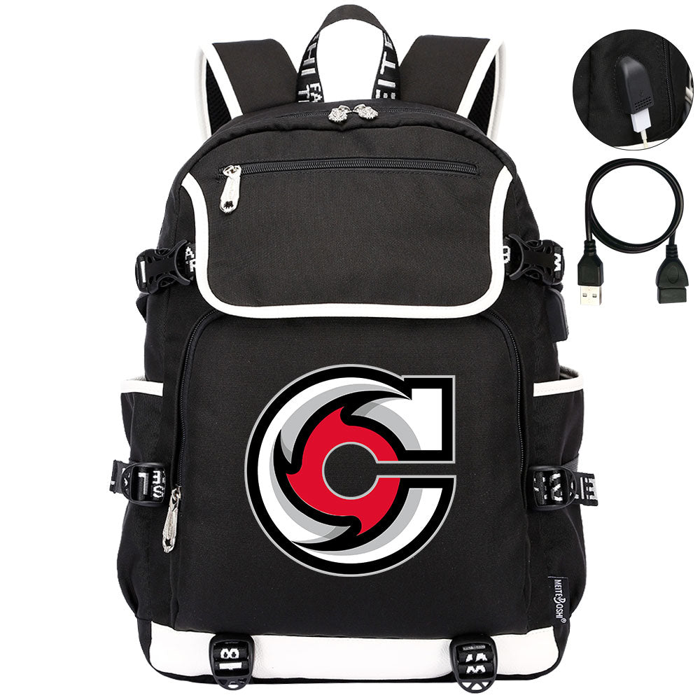 Cincinnati Cyclones Hockey League Backpack School Notebook Travel Bag