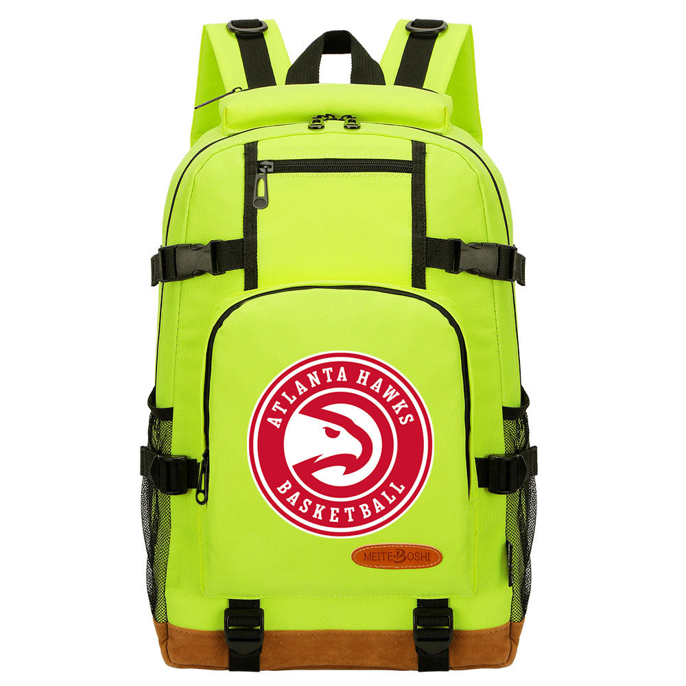 Atlanta Hawks Waterproof Backpack School Notebook Travel Bag