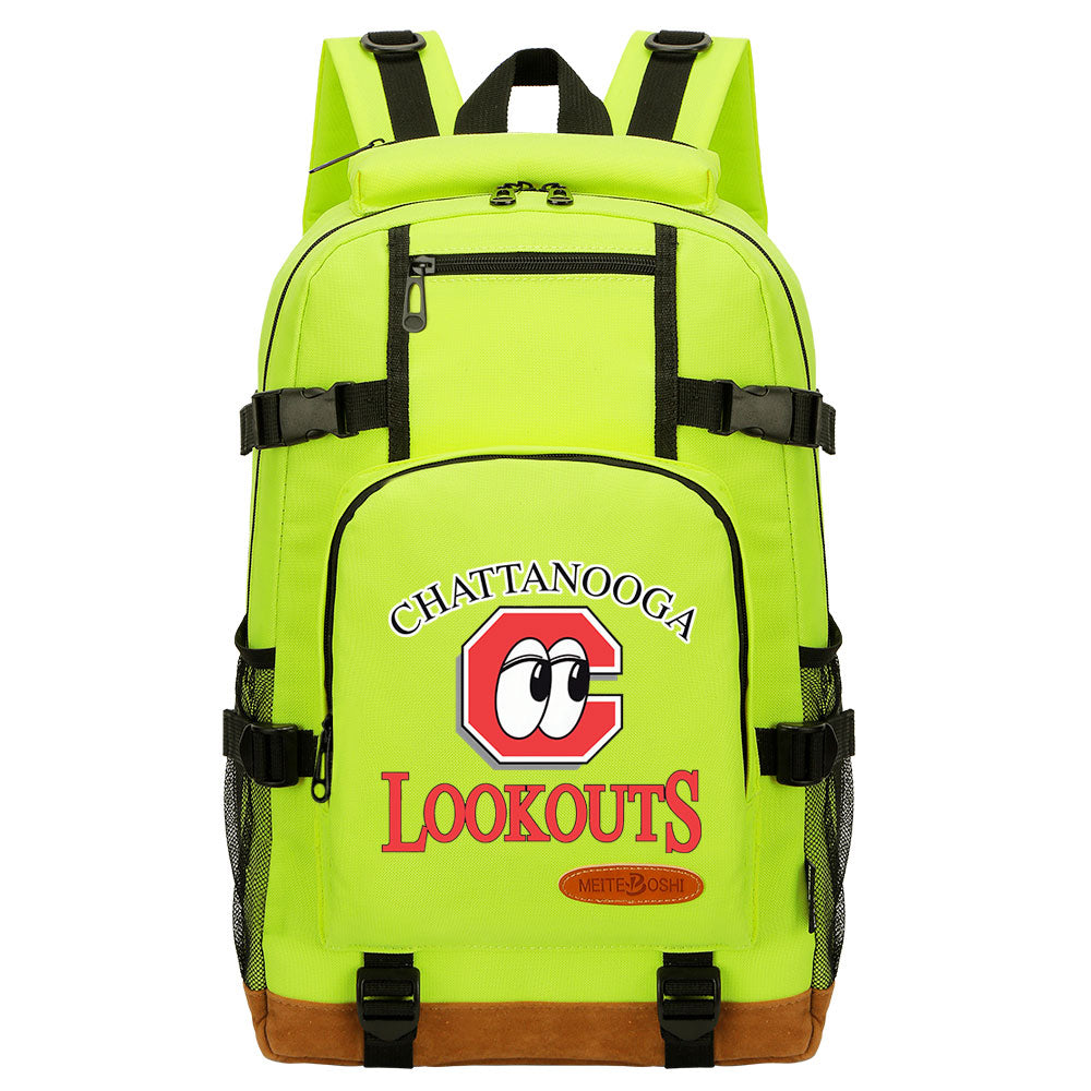 Chattanooga Lookouts Waterproof Backpack School Notebook Travel Bag