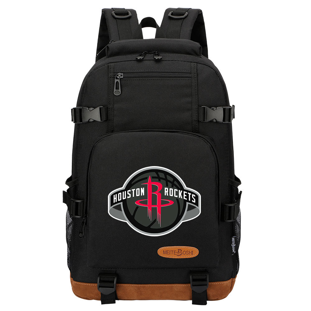 Houston Rockets Waterproof Backpack School Notebook Travel Bag