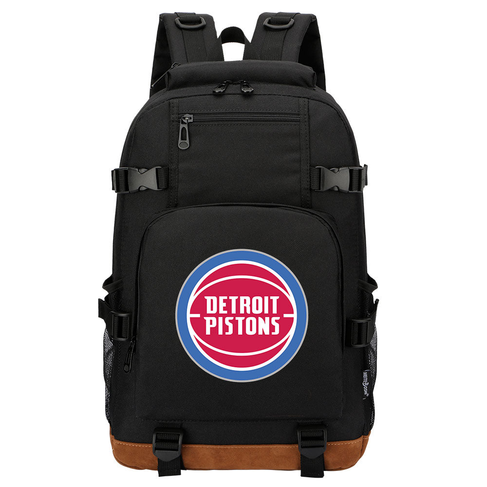 Detroit Pistons Waterproof Backpack School Notebook Travel Bag