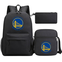 Golden State Warriors Basketball School Backpack Shoulder Bag Pencil Bags 3pcs Set