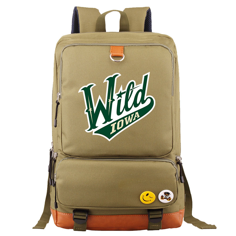 Iowa Wild Hockey Team Proof Backpack NoteBook Laptop School Bag