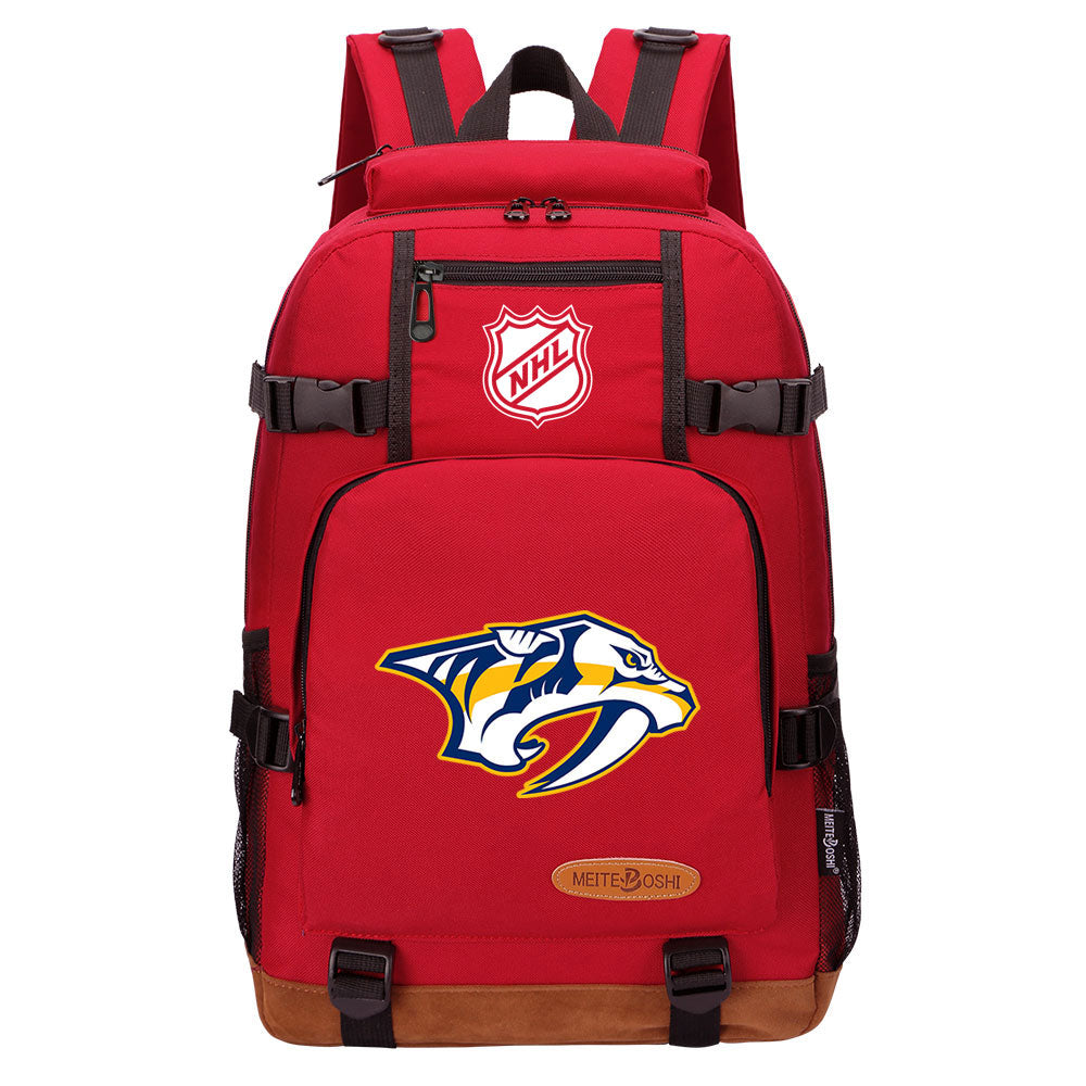 Nashville Predators Hockey League Waterproof Backpack School Notebook Travel Bag