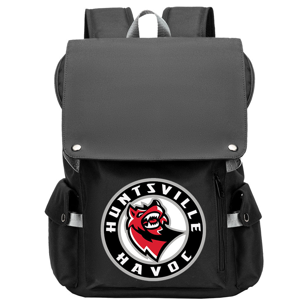 Huntsville Havoc Hockey Team School Backpack Oxford Laptop Bag