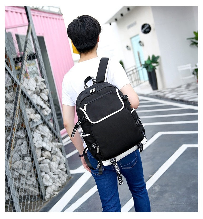 Los Angeles Lakers Backpack School Notebook Travel Bags