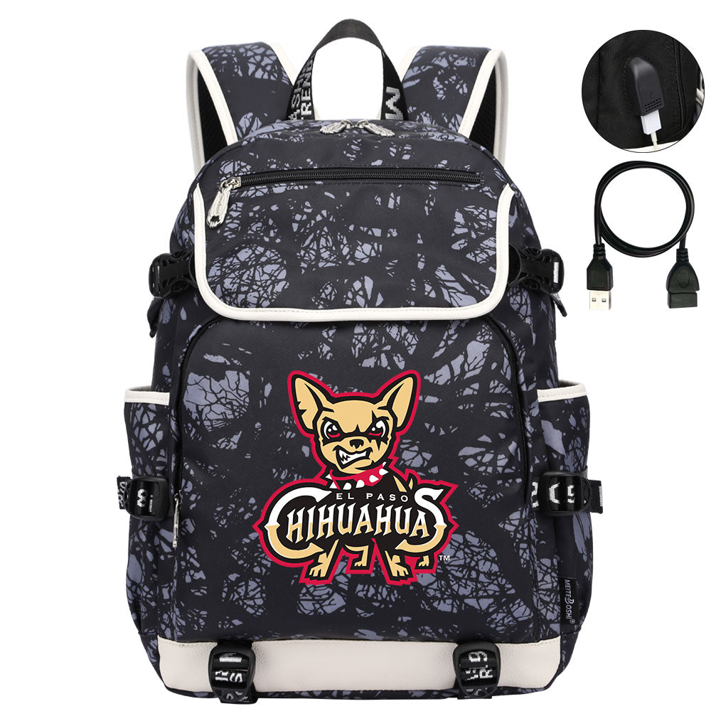 El Paso Chihuahuas Backpack School Notebook Travel Bags
