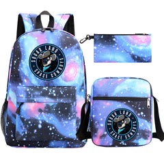 Sugar Land Space Cowboys Baseball School Backpack Shoulder Bag Pencil Bags 3pcs Set