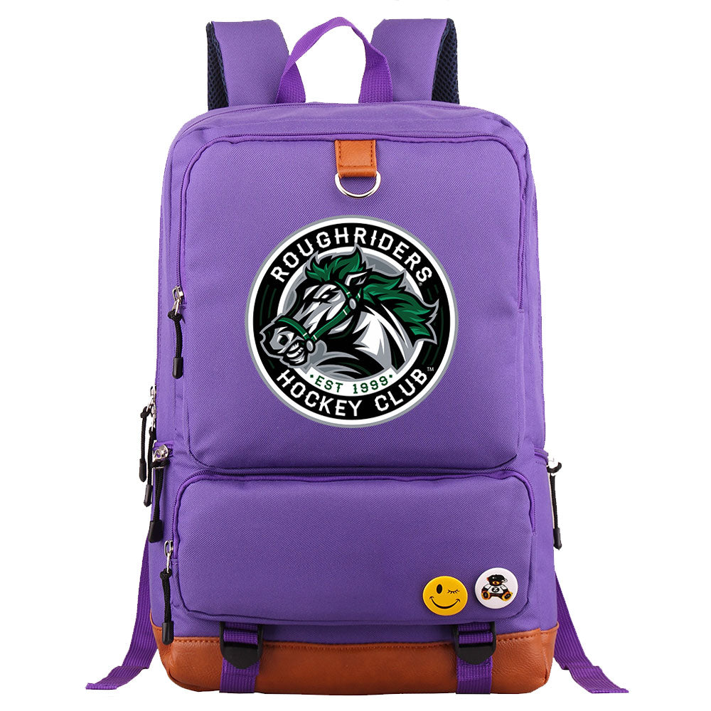 Roughriders Hockey Team Proof Backpack NoteBook Laptop School Bag