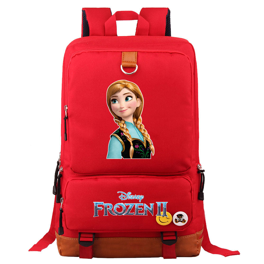 Frozen Elsa Anna Proof Backpack NoteBook Laptop School Bag