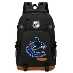 Vancouver Canucks Hockey League Waterproof Backpack School Notebook Travel Bag