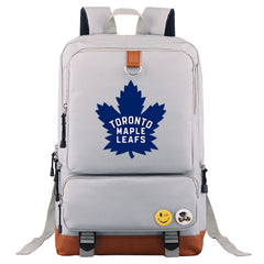 Toronto Maple Leafs Hockey Team Proof Backpack NoteBook Laptop School Bag
