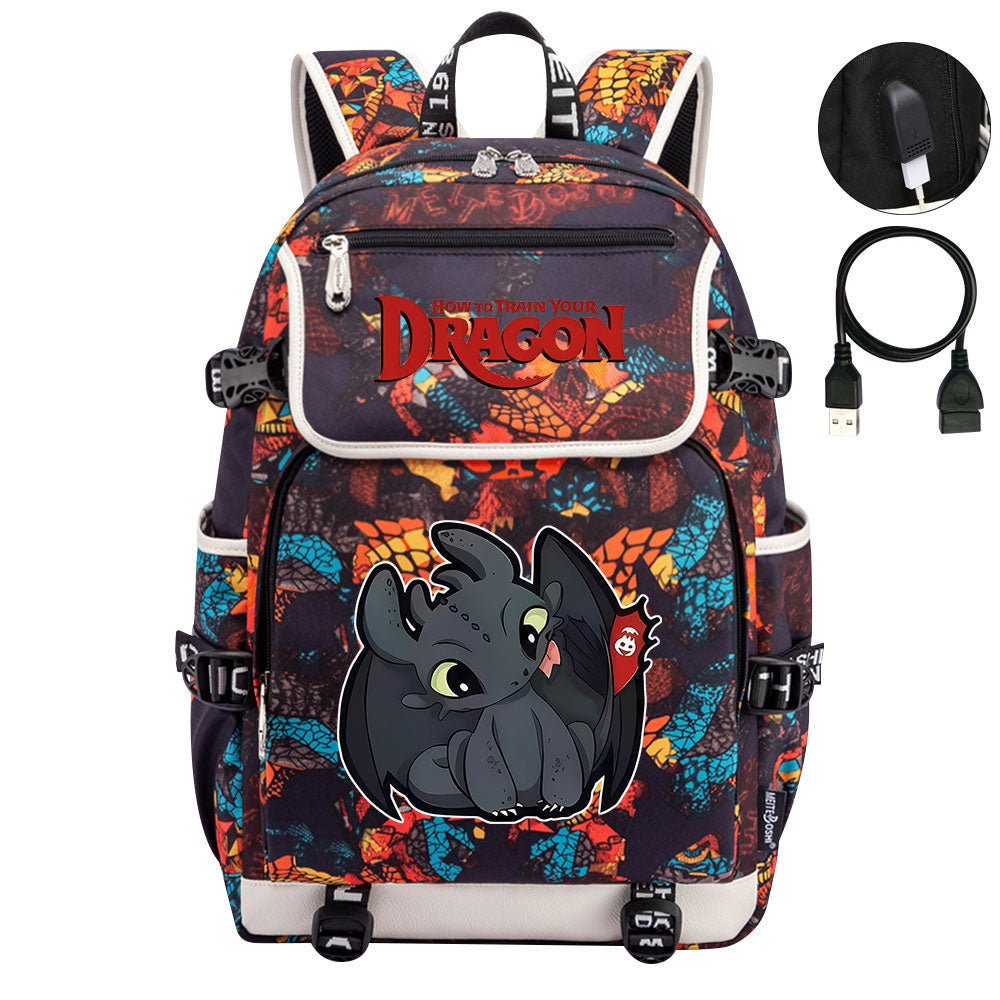 How to Train Your Dragon Backpack School Notebook Travel Bags