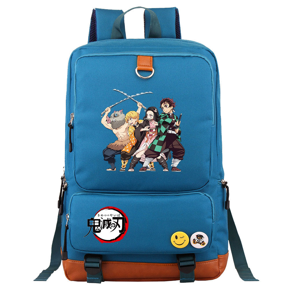 Demon Slayer Kimetsu No Yaiba Proof Backpack NoteBook Laptop School Bag