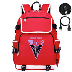 Golden State Valkyries Backpack School Notebook Travel Bags