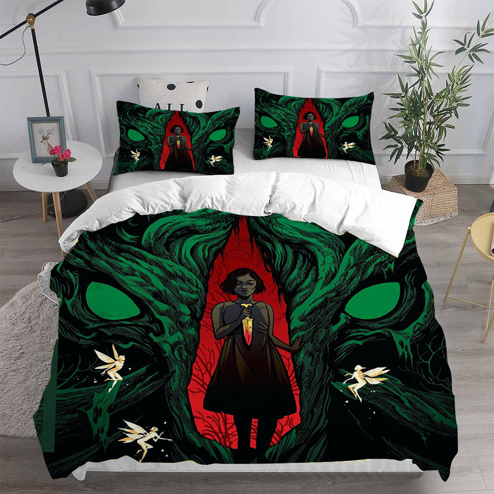 El Laberinto Del Fauno Cosplay Bedding Set Duvet Cover Pillowcases Halloween Home Decor