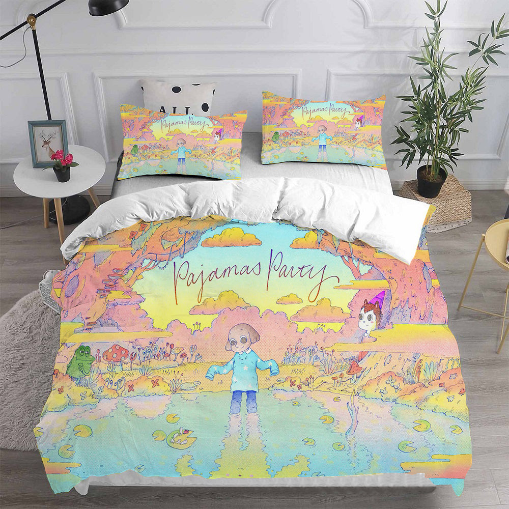 Summer Camp Island Cosplay Bedding Set Duvet Cover Pillowcases Halloween Home Decor
