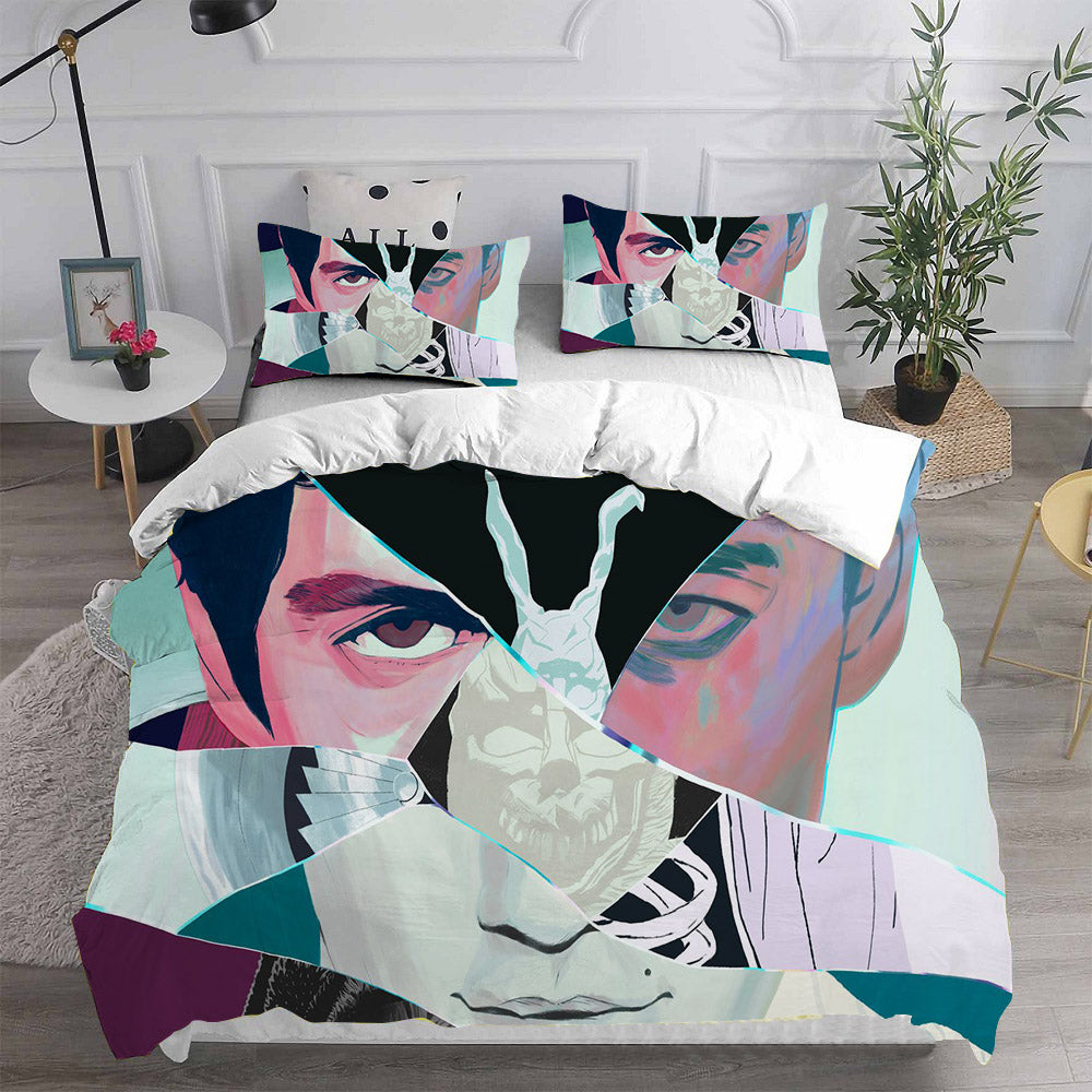 Donnie Darko Cosplay Bedding Set Duvet Cover Pillowcases Halloween Home Decor