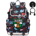 Zalgiris Backpack School Notebook Travel Bags