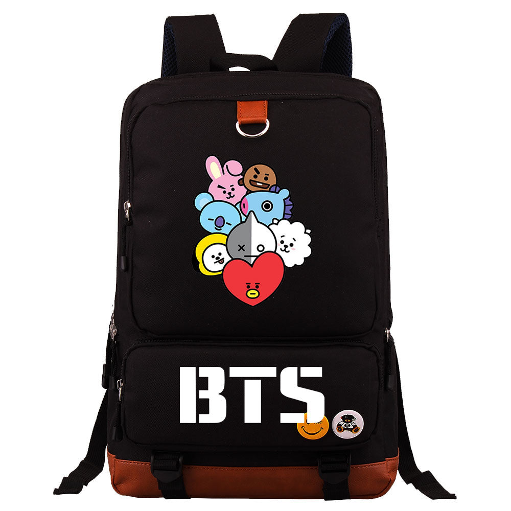 BTS Proof Backpack NoteBook Laptop School Bag