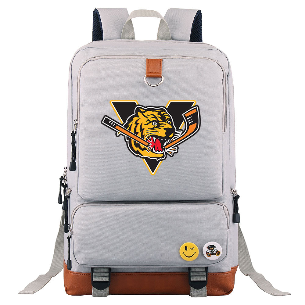Victoriaville Tigres Hockey Team Proof Backpack NoteBook Laptop School Bag