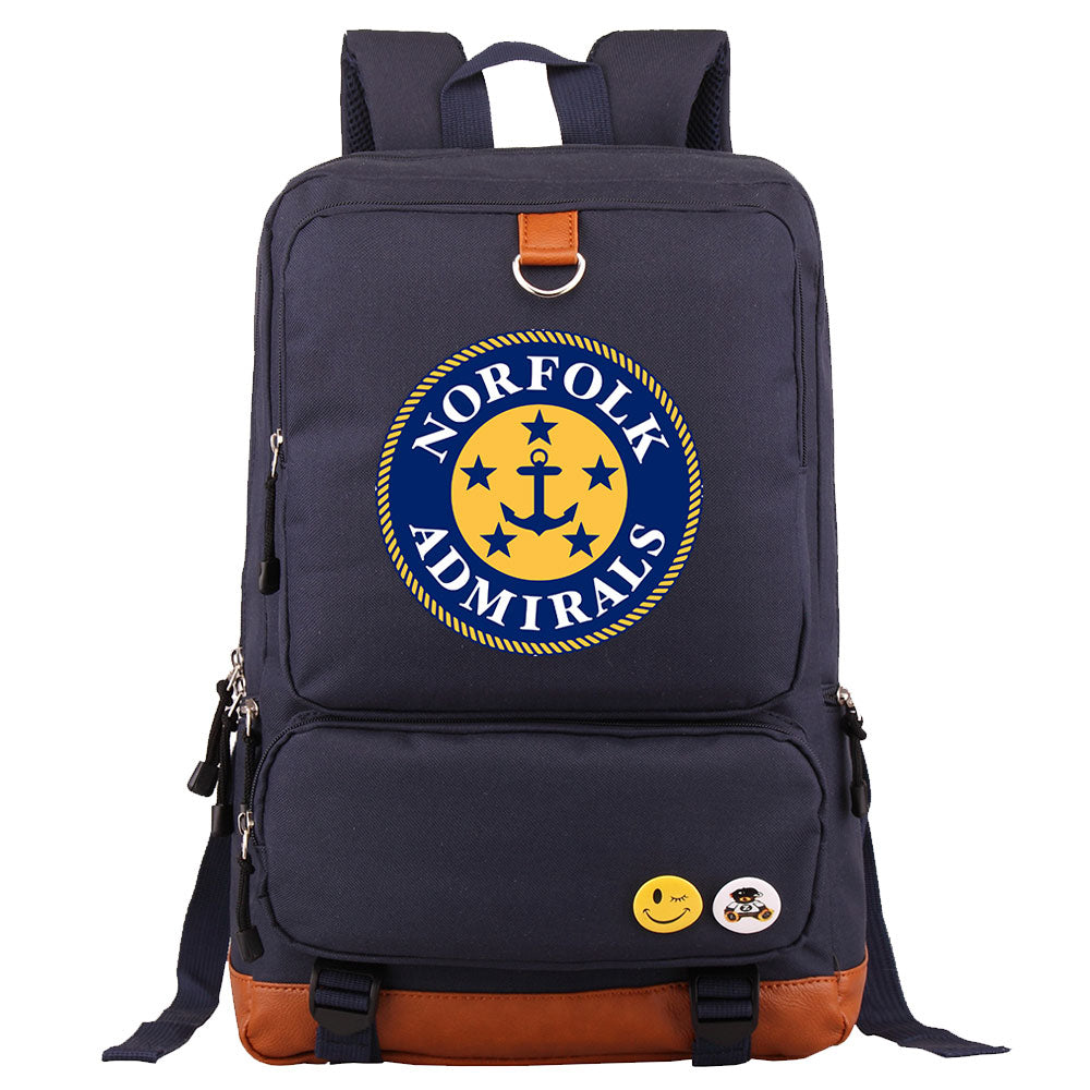Norfolk Admirals Proof Backpack NoteBook Laptop School Bag