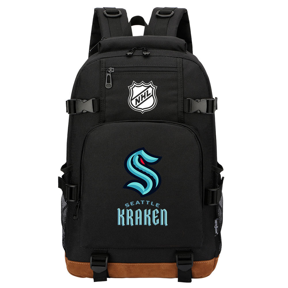 Seattle Kraken Hockey League  Waterproof Backpack School Notebook Travel Bag