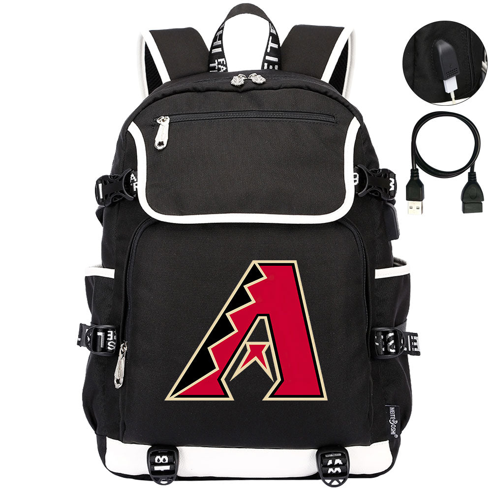 Arizona Diamondbacks Backpack School Notebook Travel Bags