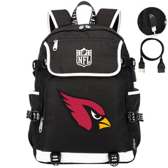 Arizona Cardinals Football Team Rugby Backpack School Notebook Travel Bag