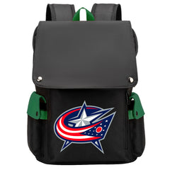Columbus Blue Jackets Hockey Team School Backpack Oxford Laptop Bag