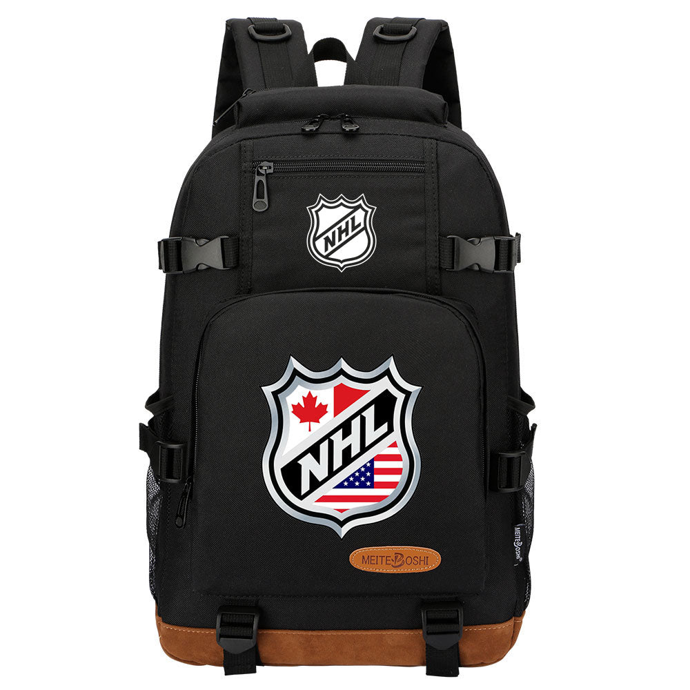 Hockey Team Waterproof Backpack School Notebook Travel Bag