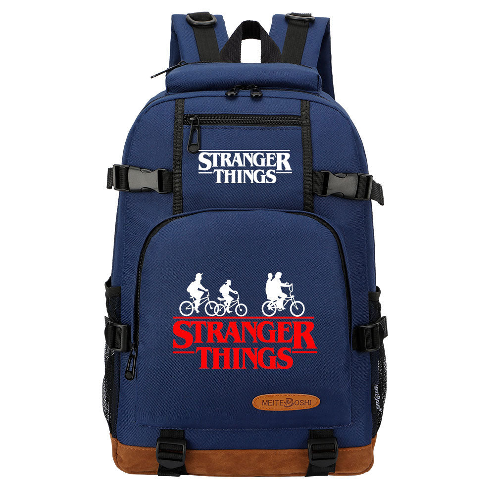 Strangers Things Waterproof Backpack School Notebook Travel Bag