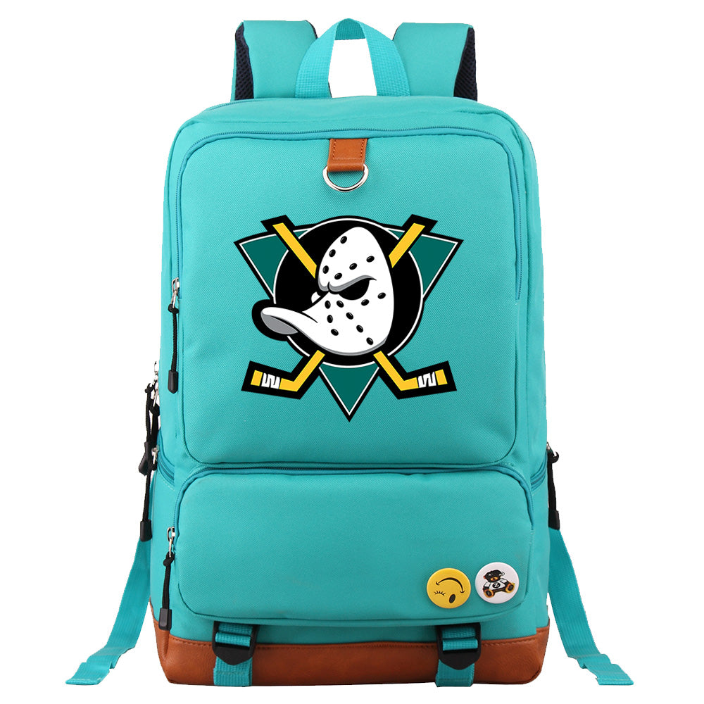 Anaheim Ducks Hockey Team Proof Backpack NoteBook Laptop School Bag