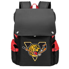 Victoriaville Tigres Hockey Team School Backpack Oxford Laptop Bag