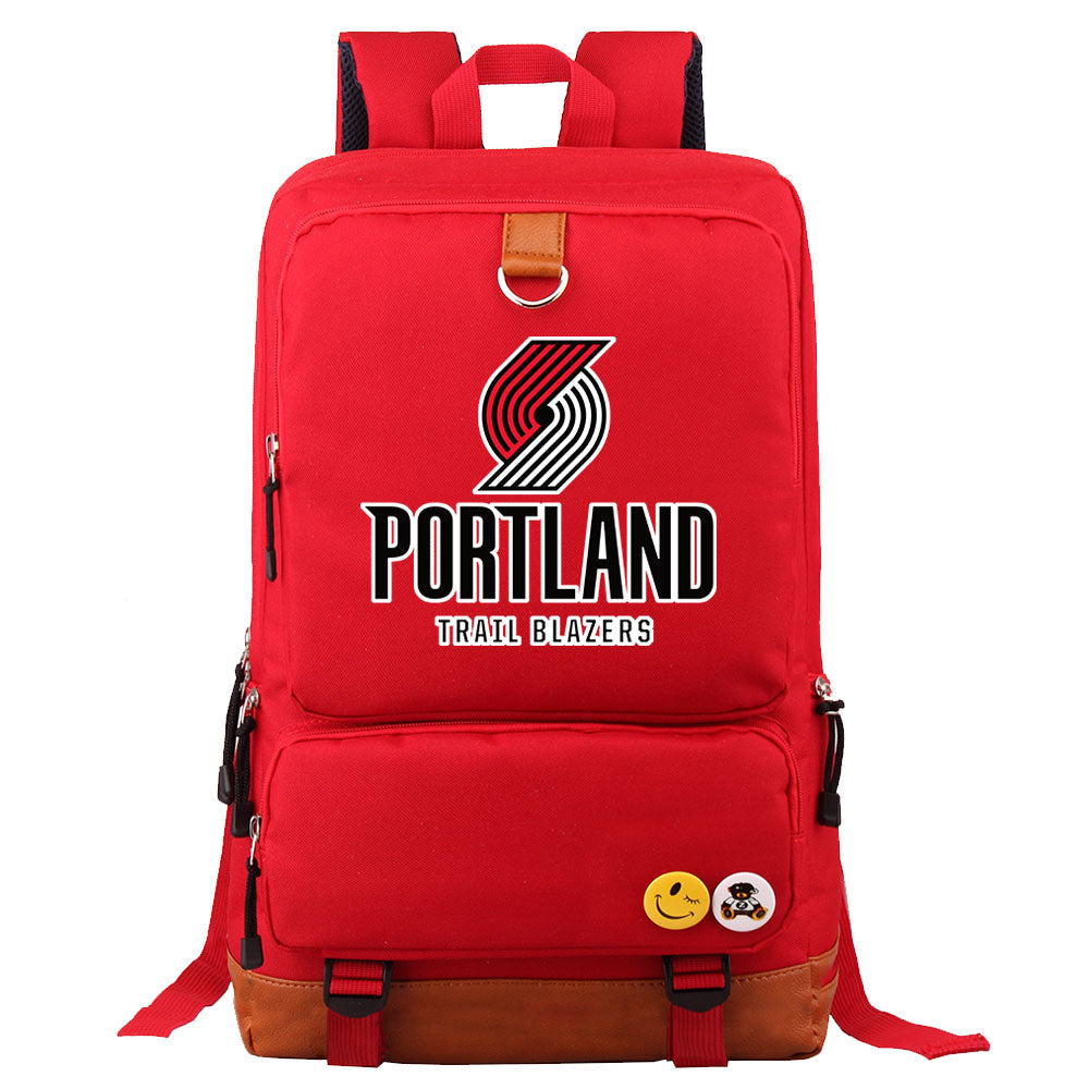 Portland Trail Blazers Water Proof Backpack NoteBook Laptop School Bag